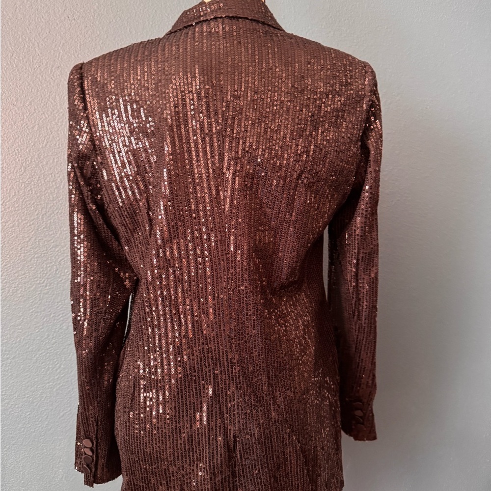 Philosophy Black Sequin Blazer - Picture 3 of 5